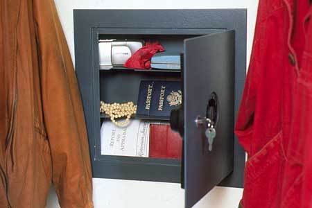 Место установки сейфа