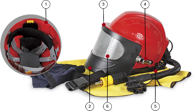 Шлем пескоструйный Aspect