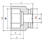Головка торцевая PNG S24M130L