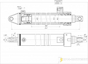Гидроцилиндр выдвижения опор ГЦ-63.45х1880.01 (214-03)