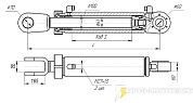 Гидроцилиндр подъема стрелы ПК 30.43.01.000