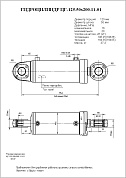 Гидроцилиндр ЦГ-125.50х200.11-01