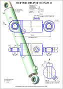 Гидроцилиндр ЦГ-80.35х680.11