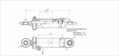 Гидроцилиндр ЦГ-80.50х1220.11