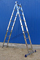 Лестница-стремянка Алюмет двухсекционная универсальная 5207 2x7
