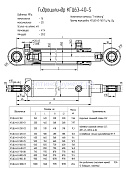 Гидроцилиндр КГЦ 63-40-1000-11