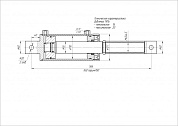 Гидроцилиндр ЦГ-110.56х150.23