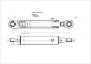 Гидроцилиндр ЦГ-80.50х280.11-01