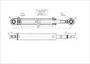 Гидроцилиндр ЦГ-100.60х600.11