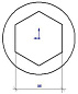 Головка торцевая PNG S16M29