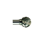 Борфреза твердосплавная сферическая с двойной насечкой D1614