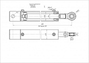 Гидроцилиндр ЦГ-100.56х510.21