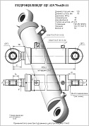 Гидроцилиндр ЦГ-125.70х620.11
