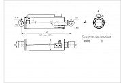 Гидроцилиндр ЦГ-140.70х388.22