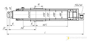 Гидроцилиндр опоры под ввертной гидрозамок ГЦ-100.80х650.55 (141-01), КС-35715.31.200-1-03
