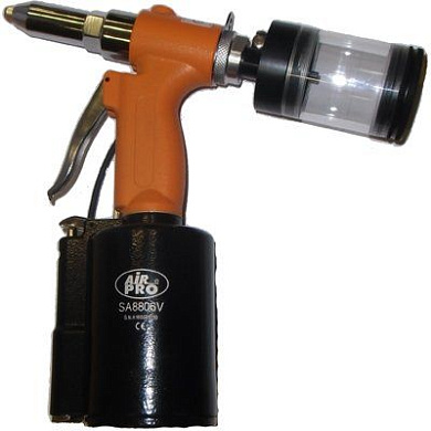 Пневмо-гидравлический заклепочник с функцией удержания заклепки AIRPRO SA8806V
