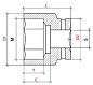 Головка ударная искробезопасная PNG-110A-90AlCu