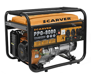 Бензиновый генератор CARVER PPG-8000 01.020.00020