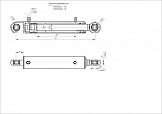 Гидроцилиндр ЦГ-50.30х200.11