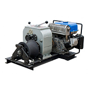 Лебедка тяговая с бензиновым двигателем КВТ ЛТБ-3 для работ по монтажу ЛЭП 69478