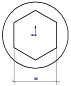 Головка торцевая PNG S16M34